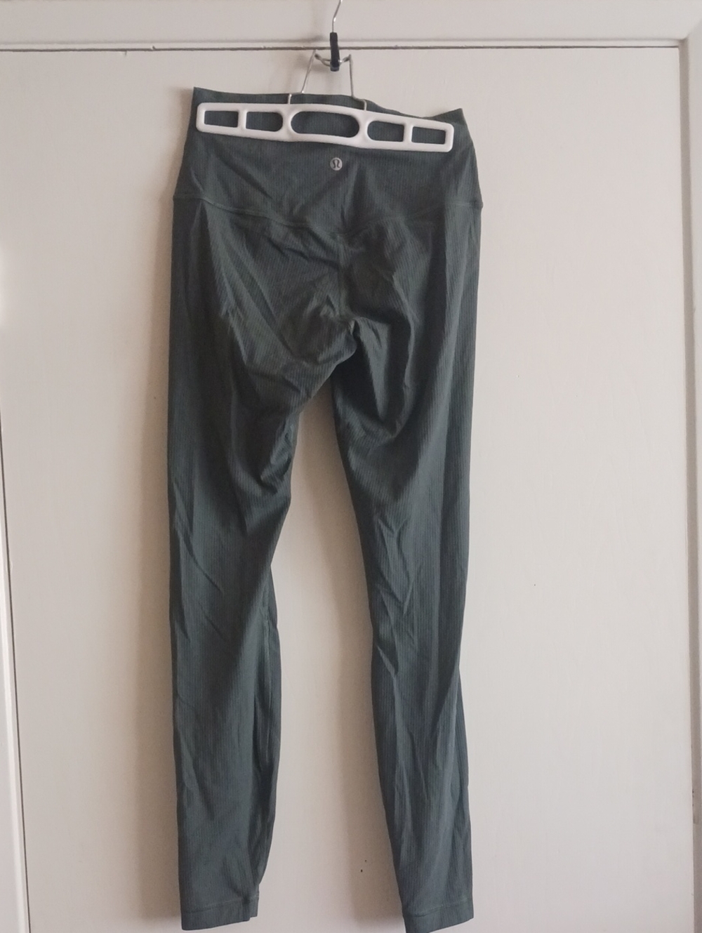 lululemon athletica Dark Green Ribbed Leggings